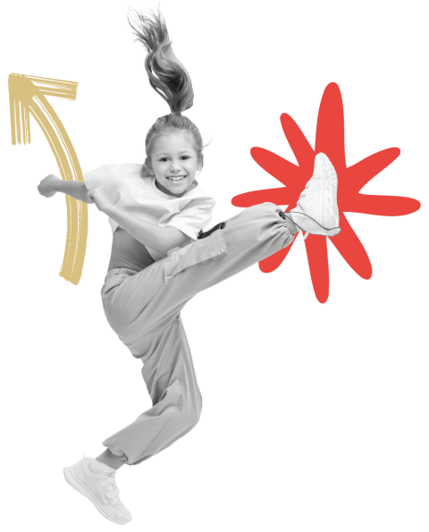 Meisje kick